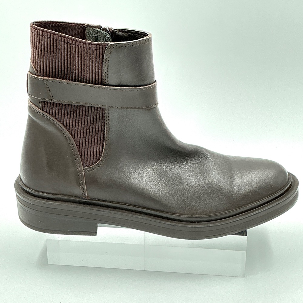 La Canadienne Size 40 US 9.5 Ankle Boot Waterproof Brown Leather NEW Lily $535